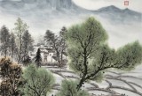 劉金河 作品《皖南山邨》中國美術家協會會員（詢價）