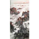 【已售】劉金河 四尺《江山萬里盡朝暉》 中國美術家協會會員