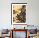 【已售】吳顯剛 《幽谷聽泉》貴州七星關(guān)美協(xié)主席
