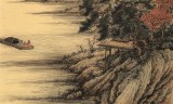 【已售】吳顯剛 《松亭歸晚圖》貴州七星關美協主席