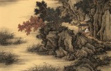 【已售】吳顯剛 《幽谷聽泉》貴州七星關(guān)美協(xié)主席
