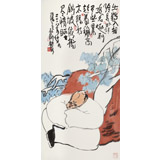 王永剛 禪意人物《閑逸圖》 國家一級美術師