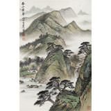 【已售】劉金河 《春山疊翠》中美協會員 國家畫院畫家