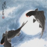 王永剛 三尺六順圖《騰飛》 78歲國家一級美術師