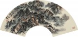 【已售】張建文 扇面《秋山煙林》 中美協(xié)會員 清華美院高研班導師