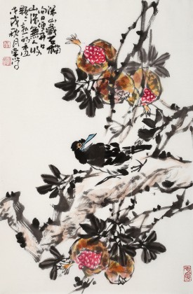 【已售】柳常學(xué) 四尺三開(kāi)《開(kāi)口笑》 中國(guó)美協(xié)會(huì)員