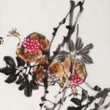 【已售】柳常學(xué) 四尺三開(kāi)《開(kāi)口笑》 中國(guó)美協(xié)會(huì)員