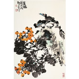 【已售】柳常學(xué) 四尺三開《金秋圖》 中國(guó)美協(xié)會(huì)員