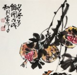 【已售】柳常學 四尺三開《多子多福圖》 中國美協會員