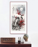 【已售】何華賢 三尺《帶雪迎春》 潁淮書畫名家