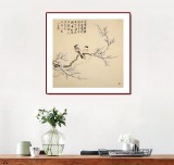 皇甫小喜 四尺斗方《傲骨迎春》 河南著名花鳥畫家