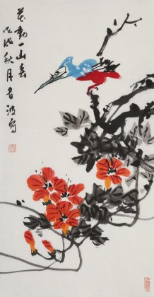 邢書波 《花動一山春》 中美協(xié)會員 清華美院創(chuàng)作班導(dǎo)師（詢價）