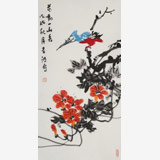 邢書波 《花動一山春》 中美協會員 清華美院創作班導師（詢價）