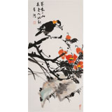 【已售】邢書波 《花動一山春》 中美協會員 清華美院創作班導師