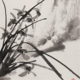 陳丹暉 四尺對(duì)開《幽香圖》 江蘇省美協(xié)會(huì)員 清華美院助教