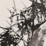 陳丹暉 四尺對開《裊裊風枝舉》 江蘇省美協會員 清華美院助教