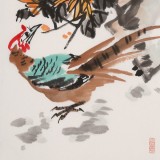 邢書波 《秋霜艷陽》 中美協會員 清華美院創作班導師（詢價）