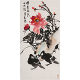 【已售】邢書波 《國(guó)色天香》 中美協(xié)會(huì)員 清華美院創(chuàng)作班導(dǎo)師（詢價(jià)）