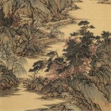 吳顯剛 四尺《云滿山頭樹滿溪》 貴州七星關美協主席