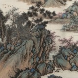 【已售】吳顯剛 四尺斗方《春山圖》 貴州七星關美協主席