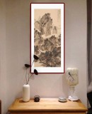 吳顯剛 《秋山高隱圖》 貴州七星關美協主席