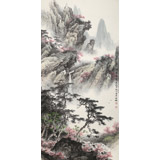 【已售】鄒本財 四尺《群芳競秀》公主嶺市美協常務副主席