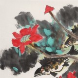 王永剛 吉祥水墨《雙鱖圖》 國家一級美術師