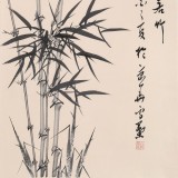 何華賢 三尺《虛懷若竹》 潁淮著名書畫家