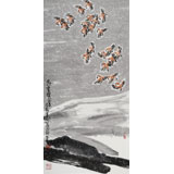 王永剛 三尺《飛雪驚雀》 國家一級美術師（詢價）
