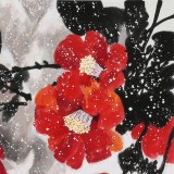【已售】王永剛 三尺《紅心似火》 國家一級美術師