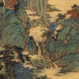 吳顯剛 四尺《幽林深處聽潺湲》 貴州七星關美協主席