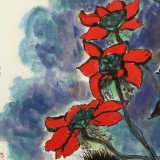 【已售】王永剛 四尺斗方《魚樂圖》 國家一級美術(shù)師