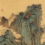 吳顯剛 四尺《幽林深處聽潺湲》 貴州七星關美協主席