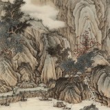 【已售】吳顯剛 四尺《山光積翠》 貴州七星關美協主席