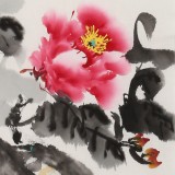 【已售】王偉寧《大富貴》 青年書畫才俊 河南美協會員