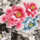  王偉寧 四尺斗方《春風得意》 青年書畫才俊 河南美協會員
