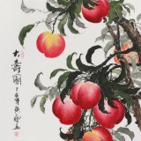 【已售】黃藝三尺風(fēng)水吉利國(guó)畫(huà)《大壽圖》