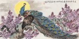 向士平 四尺《鳳落梧桐》 三峽大學(xué)藝術(shù)學(xué)院教授
