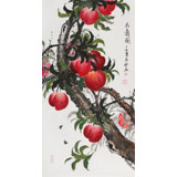 黃藝三尺風(fēng)水吉利國(guó)畫《長(zhǎng)壽圖》