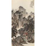吳顯剛 《草堂松風圖》 貴州七星關美協主席