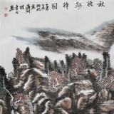 胡書文 六尺《清秋圖》中國書畫院創作院副院長（詢價）