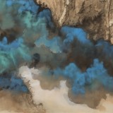 貴州七星關美協主席吳顯剛 六尺對開《云山煙巒圖》