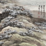 鄒本財 四尺斗方《忽如一夜春風來》 公主嶺市美協常務副主席