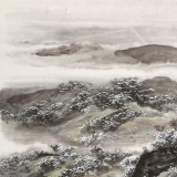 鄒本財 四尺斗方《忽如一夜春風來》 公主嶺市美協常務副主席