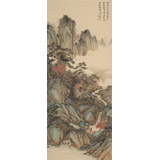 吳顯剛 大三尺《云壑松風圖》 貴州七星關美協主席