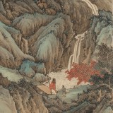吳顯剛 大三尺《云壑松風圖》 貴州七星關美協主席