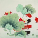 凌雪 四尺《年年有余》 北京美協(xié)會員