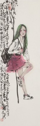 王其志 《少女》  中美協會員 江蘇贛榆美協副主席