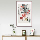 【已售】陳薪名《凌云》 第六屆全國花鳥畫展金獎獲得者