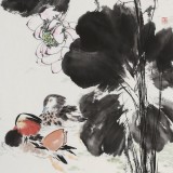 【已售】陳薪名《和和美美》 中美協(xié)會員 第六屆全國花鳥畫展金獎獲得者